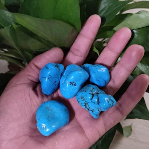 Natural Blue Turquoise Gems Loose Rough Raw Gemstone