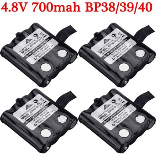 4.8v 800mAh NI-MH Battery For Uniden Radio BP38 BP39 BP40 BT-1013 GMR For MOTOROLA TLKR4 T4 T5 T6 T7 T8 cordless phone Battery