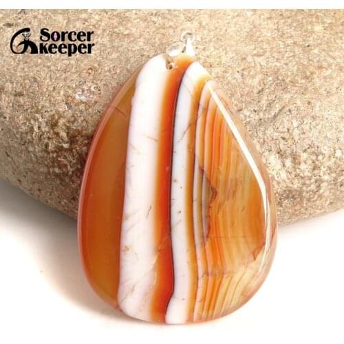 Natural Red Agates Pendants Charms Necklaces Womens Crystal Slice Brazil Healing Reiki Stone Beads for Jewelry Making BC102
