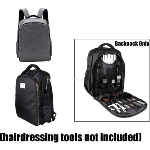 Barber Backpack Artist Barber Portable Travel Multifunction Backpack Storage Bag Barber Carrying Case for Barber Styling Tools