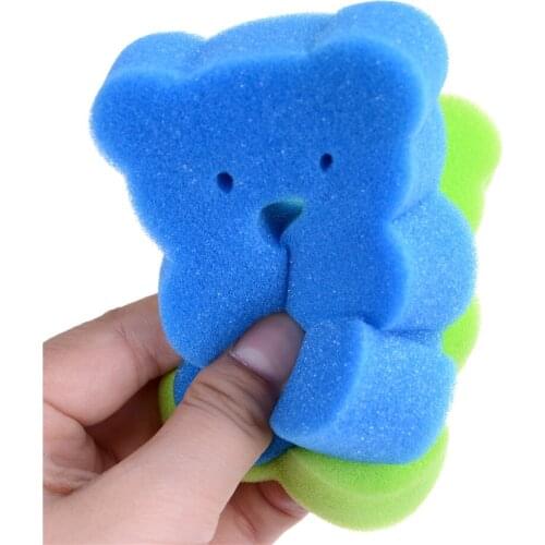 Baby Infant Shower Faucet Wash Child Bath Brushes Towel Brush Bath Brushes Sponges Rub Sponge Cotton Rubbing Body Accessories