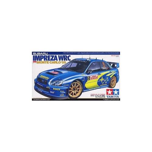 Tamiya Plastic Assembly Car Model 1/24 Scale Subaru Imprezza WRC Montecarlo 2005 Adult Collection DIY Assembly Kit 24281