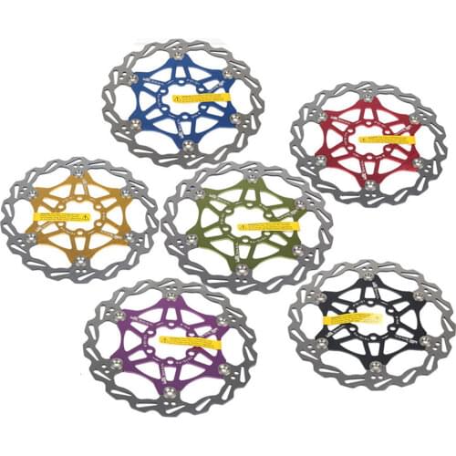 Bicycle Disc Brake MTB Brake Float Floating Disc Rotors 160mm/180mm Strong Heat Dissipation Floating Rotor Bicycle Accessories