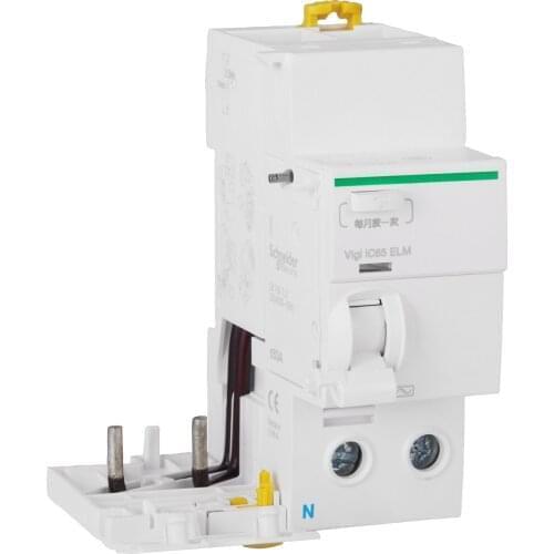 Vigi iC65 ELM electromagnetic residual current action leakage protection accessory (AC type) 2P 63A 100mA instantaneous type