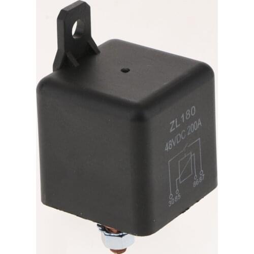 High Current Car Truck Motor Starter Heavy Duty Split Charge 2 Pin Relay 200A 48V