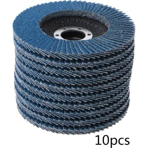 10PCS Professional Flap Discs 115mm 4.5 Inch Sanding Discs 40 Grit Grinding Wheels Blades For Angle Grinder Power Tool Acces