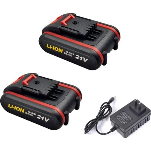 18V Electric Screwdriver Special Battery Rechargeable 18650 Lithium Battery 21V Chainsaw Lawn Mower Accessories