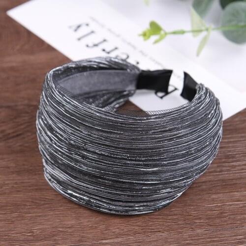 30pcs/lot DIY Simple Multi Lace Covered With White Hair Head Bands Wide Ventilation HeadBands Hair Styling Tools Accessory HA993