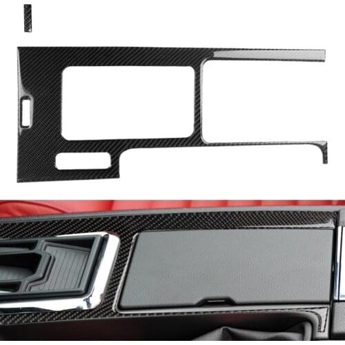 80% HOT SALES！！！Carbon Fiber Car Gear Shift Panel Trim Decorative Sticker for Ford Mustang 09-13