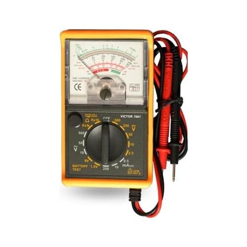 NEW VICTOR 7001 Analogue Analog Multimeter Portable Pointer MULTITESTER Electrical Meter Ammeter Voltmeter
