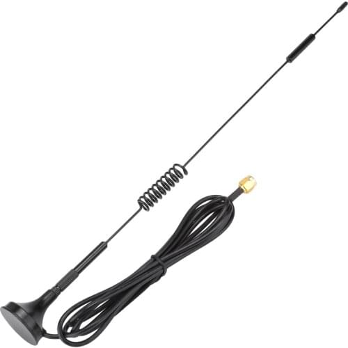 SOONHUA 10dBi High Gain Antenna Wireless Module Magnetic Suction Antenna SMA Male Sucker Antennas 433MHz 50ohm Horizontal 31cm