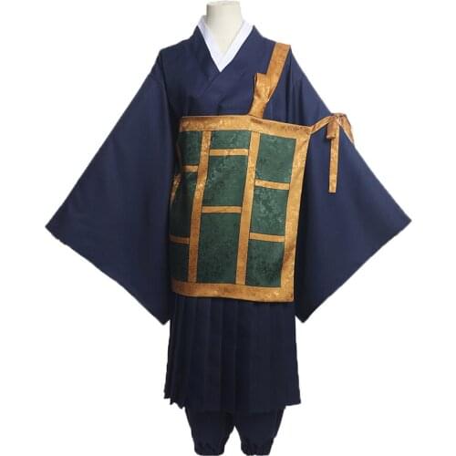 Brdwn Jujutsu Kaisen Unisex Geto Suguru Cosplay Costume Kimono Suit Monks Dress