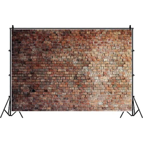 Brick Wall Backdrop Beauty Dusty Red Brick Wall Party Photography Background Holiday Celebration Photo Booth Studio Decor