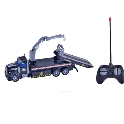 4-way Remote Control Car For Children Truck Toys For Boys Kid Simulation Lorry Transport Vehicle Toy Baby Children Birthday Gift