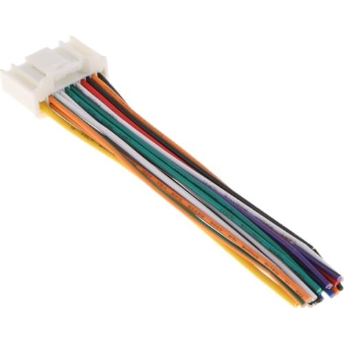 Car Audio DVD Navigation Connector Female Wire Harness Set for Nissan Tiida