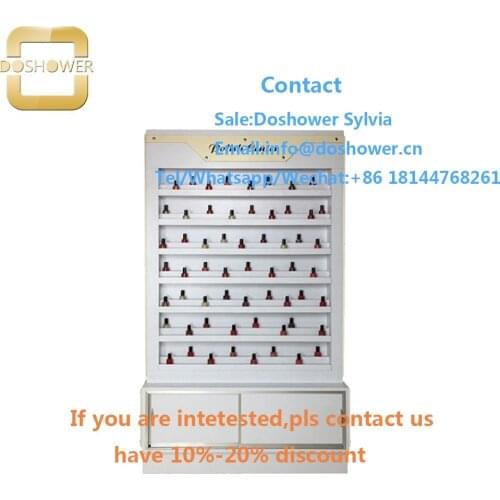 Nail salon set furniture with nail stickers set for display rack nail polish professional