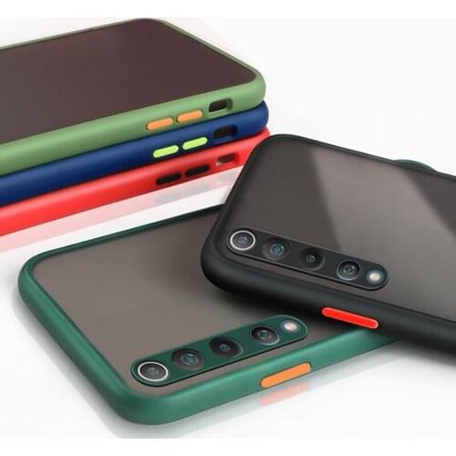 For Xiaomi Mi 10 Lite 10S Case Shockproof Bumper Armor Case For Xiaomi Mi 10T Pro Transparent Matte Back Cover