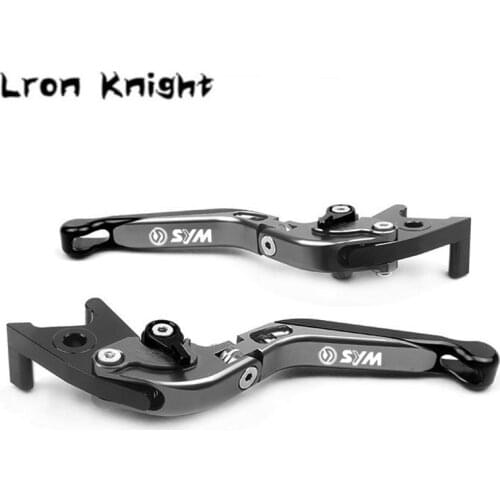 For SYM MAXSYM 400 400i ALL YEAR Motorcycle CNC Adjustable Folding Extendable Brake Clutch Lever With logo