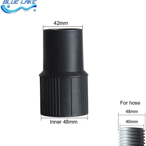 Industrial vacuum cleaners hose connector/Connecting pipe/adapter,For Thread hose inner 40mm outer 48mm,vacuum cleaner part