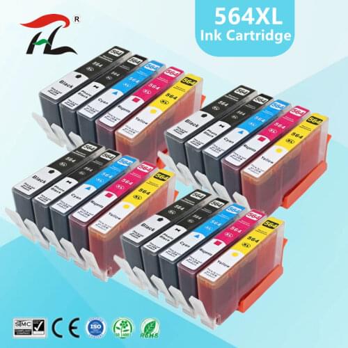 Compatible 564 ink cartridge for hp 564XL for hp564 Photosmart 5510/5511/5512/5514/5515/5520/5522/ 5525/6510/6512/6515 printer