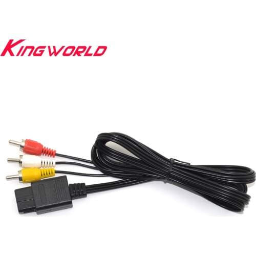 High quality 3 RCA Audio TV Video Cord AV Cable for Nintendo for N64 for GameCube GC for SNES