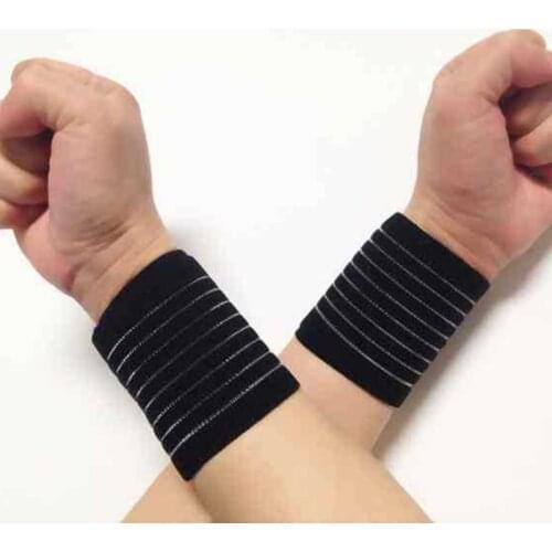 1PC Wrist Support Tape Elastic Breathable Wristband 4 Colors Wrist Protector With Black White Colors