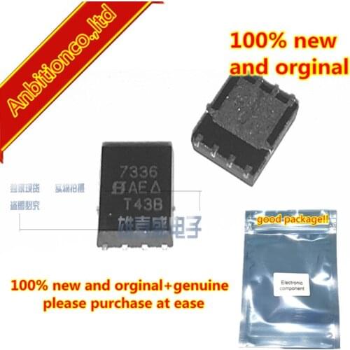 10pcs 100% new and orginal SI7336 SI7336DP-T1 QFN 30V N-Channel 30-V (D-S) MOSFET in stock