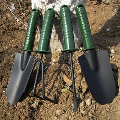 4 Pcs/set Garden Gardening Spade Shovel Harrow Garden Tools Potted Plants Maintenance Plant Soil Shovels Gardening Tools