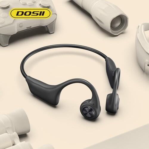 DOSII H15 Bone Conduction Bluetooth Earphone Running IPX7 Waterproof Wireless Headphone with 16G Memory For Sony Huawei Redmi