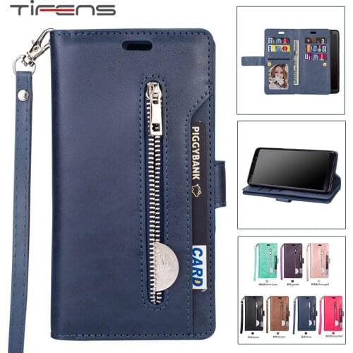 Flip Wallet Case For Samsung Galaxy A50 A70 A30 A10 A20 S E A40 A60 M30 M20 M10 A90 5G A70E Zipper Cards Leather Phone Bag Cover
