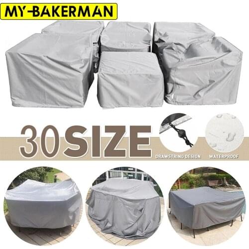 Furniture Cover Waterproof Outdoor Garden Kitchen Waterproof Rain Snow Chair covers for Sofa Table Chair Dust Proof Cover