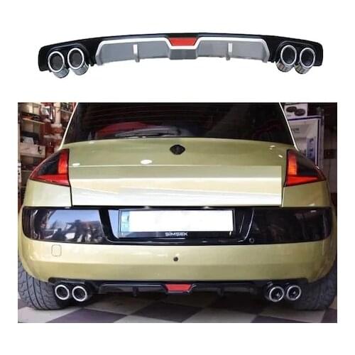 Renault Megane 2 HB Diffuser Sport Model Diffuser Car Accessory Universal Compatible Modified Rear Bumper Attachment