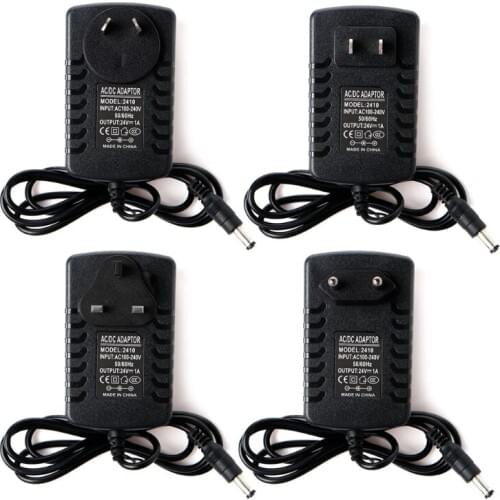 Free_on AC 100-240V To DC 24V 1A Adapter EU Plug For Ultrasonic Mist Maker
