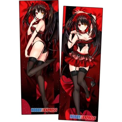 Hobby Express Anime Dakimakura Japanese Otaku Waifu Hugging Body Pillow Cover Kurumi Tokisaki Date A Live 21623