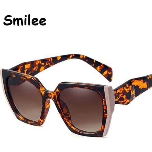 Prominent Luxury Brand Designer Vintage Black Square Sunglasses Women Big Frame Gradient Female Glasses Oversized Shades Eyewear