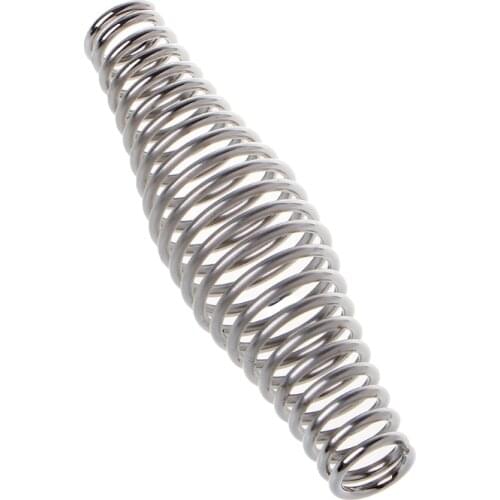 J0PE BBQ Stainless Steel Handle Spring Wood Furnace Stove Smoker Elastic Steel Roll