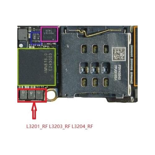 10pcs inductor coil for iphone 6 6plus L3201_RF L3203_RF L3204_RF 2.2UH-20%-1.5A-0.160OHM MAKK2016-SM Motherboard fix part