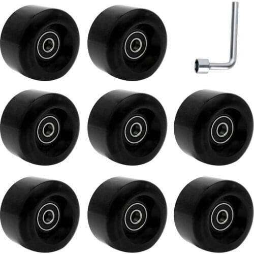 8 Pcs/Set Roller Skate Wheels Double-Row Roller Wheels Wear Resistant Wheels Skating Up Roller Skateboard Skates Accessories