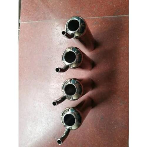 4pcs Milking Shell Cup SS304 Milk Shell Cup For K23 Milking liner Cow Milking Inflation Shell Cup 145mm*45mm*21.5mm