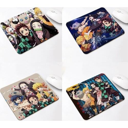 1 Pcs New Anime Demon Slayer Kimetsu No Yaiba Mouse Pads Kamado Tanjirou Cosplay Rubber Desk Gaming Mouse Mat Figure Toys Gifts