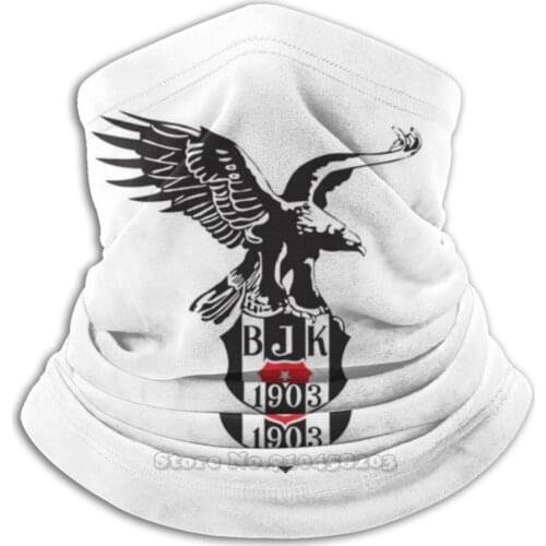 Logo Of Istanbul Football Club With Eagle Microfiber Neck Warmer Bandana Scarf Face Mask Get Tags Istanbul Besiktas Turkey