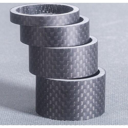 Matte 3K Carbon Fiber Washer Bike Stem Spacers Bicycle Fork 28.6mm Headset Washer 5mm 10mm 15mm 20mm
