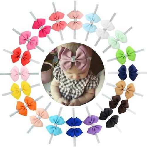 MAYA STEPAN 1 PCS Headwrap Baby Headbands Headwear Girls Bow Knot Hairband Head Band Newborn Toddlers Gift Hair Accessories