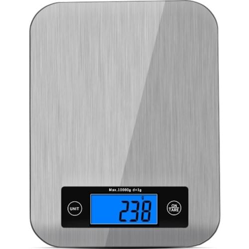 Portable Mini Electronic Digital Scales Kitchen Appliances Stainless Steel Food Scale High Precision Measuring Tools