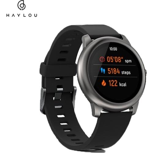 Xiaomi Haylou Solar LS05 Smart Watch Sport Metal Round Case Heart Rate Sleep Monitor SmartWatch Global Version Youpin Dropping