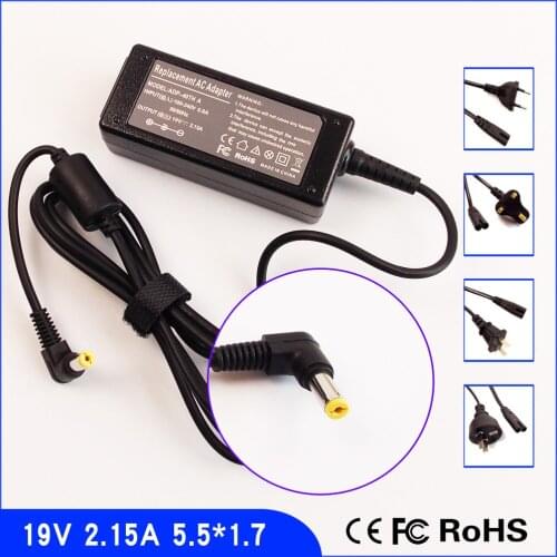 19V 2.15A Laptop Ac Adapter Charger/Power Supply + Cord For Acer Aspire One A110L A150L A150X A0A110 AOA110-1295 AOD260 AOD270
