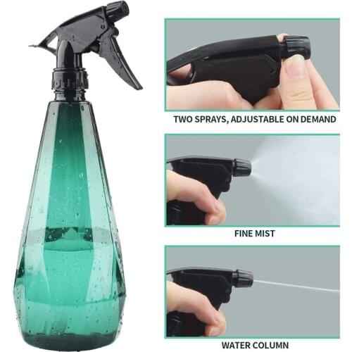 Plant Mister Plastic Spray Bottle with Adjustable Nozzle Small Pressure Watering Can for Plants and Cleaning Work Home Accessori