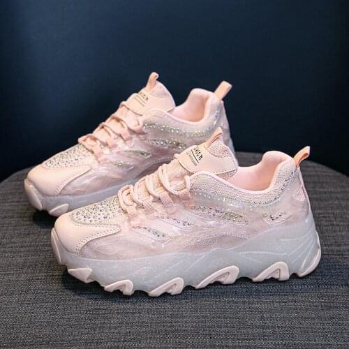 Womens shoes casual running outdoor summer sports sneakers flying mesh breathable non-slip comfortable vulcanized shoes