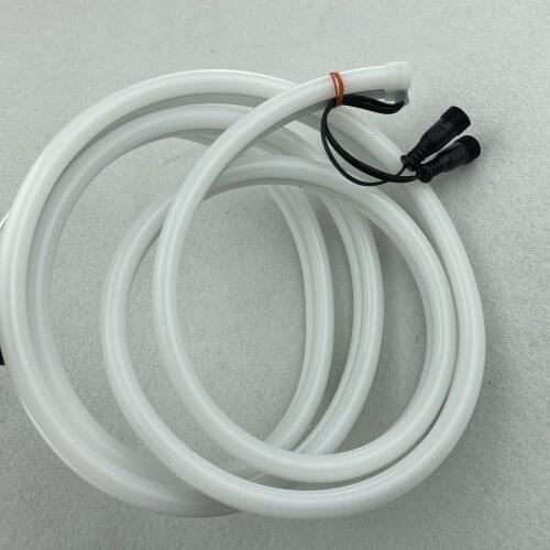 10mm*23mmm size,3m long/ 96pixels/m/ DC12V WS2815 addressable pixel rgb neon strip light;IP65;0.2m 13.5mm pigtails