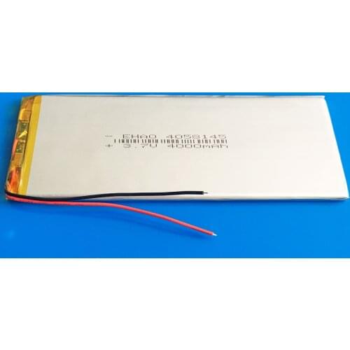 4058145 3.7V 4000mAh lithium polymer rechargeable battery Lipo Lion for GPS DVD PAD power bank e-book camera tablet PC laptop